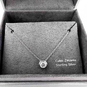 Nordstorm Cubic Zirconia Sterling Silver Necklace